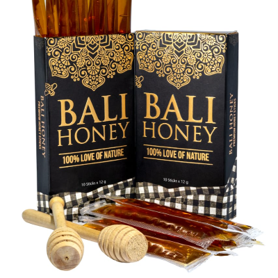 Bali Honey, Natural Raw Honey, Premium Stick 10x12gr /box