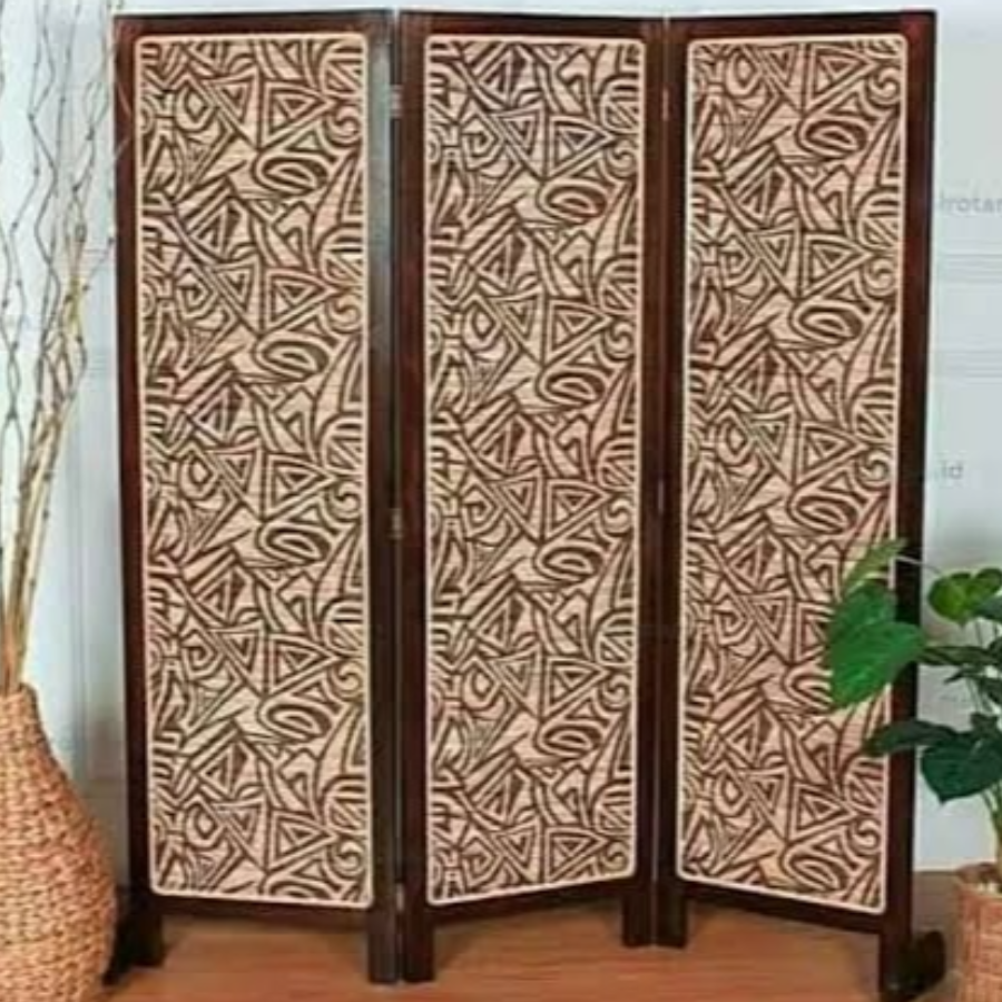 PARTISI / SEKAT RUANGAN MOTIF BATIKDAUN