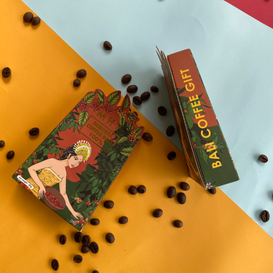 KOPI ROBUSTA PUPUAN BALI | 100% ROBUSTA BALI | MHY GIFT COFFEE 80 GRAM