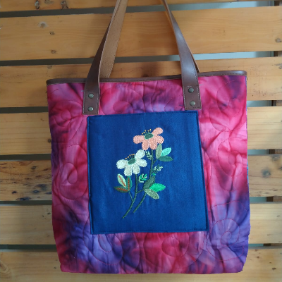 Totebag Hand Bag Tas Sulam Kombinasi Patchwork A