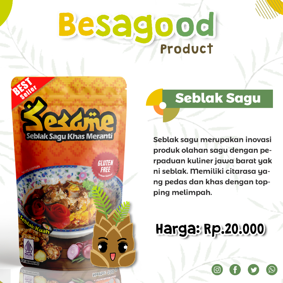 Besagood Seblak Sagu 100 Gram