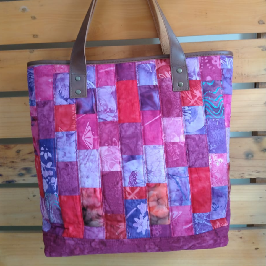 Totebag Hand Bag Tas Sulam Kombinasi Patchwork F