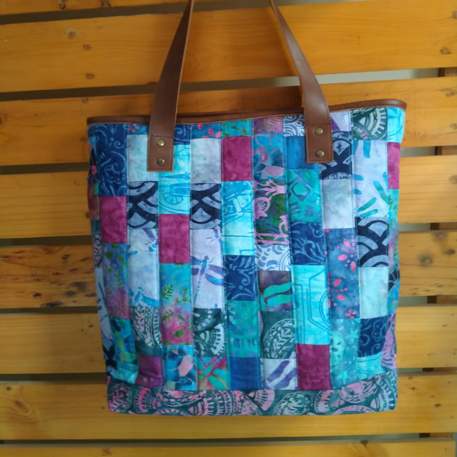 Totebag Hand Bag Tas Sulam Kombinasi Patchwork G