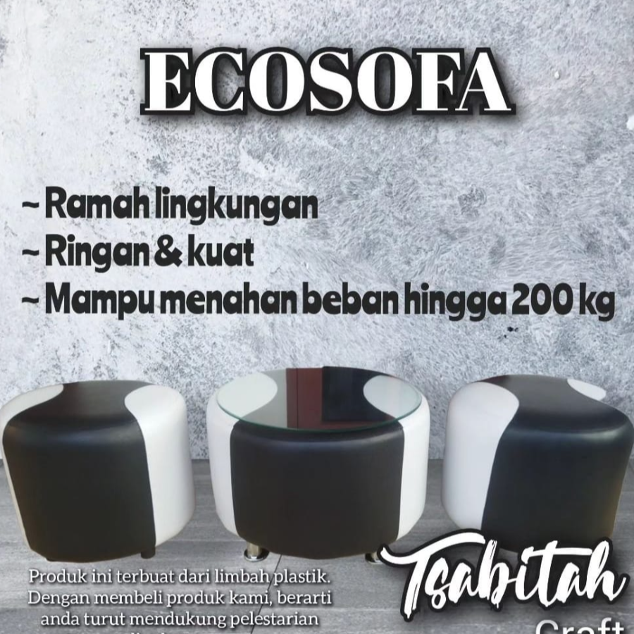 KURSI ECOSOFA (BOTOL PLASTIK) _STANDART