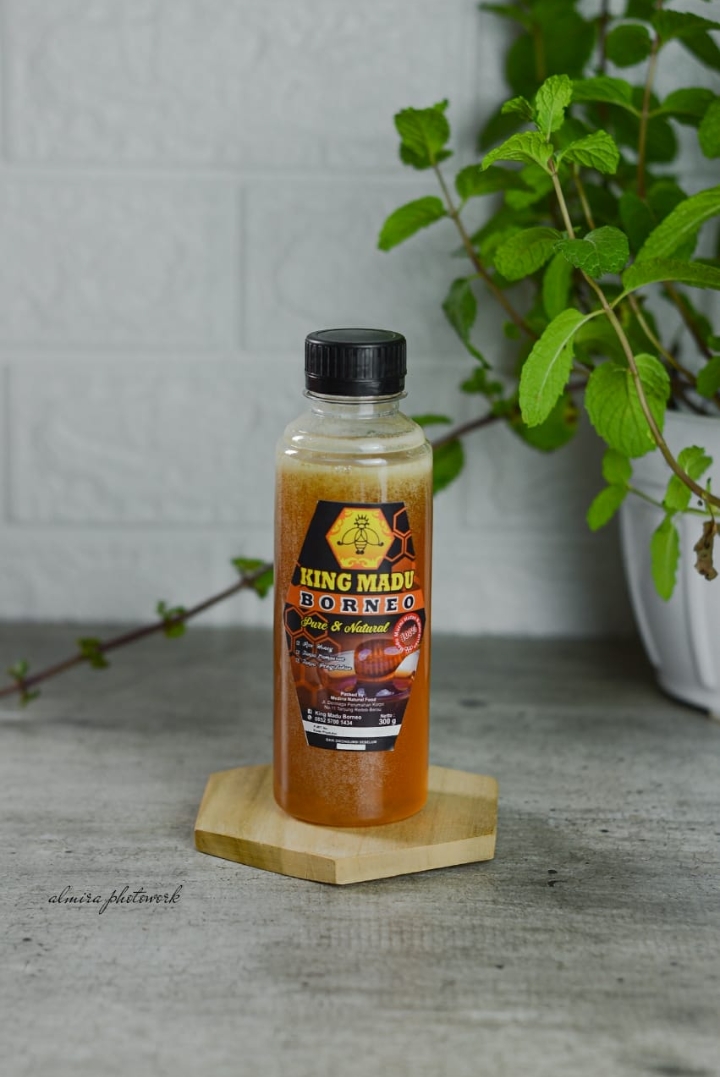 Madu Kuning hutan Kalimantan yellow honey regular King Madu Borneo Uk. 300gr