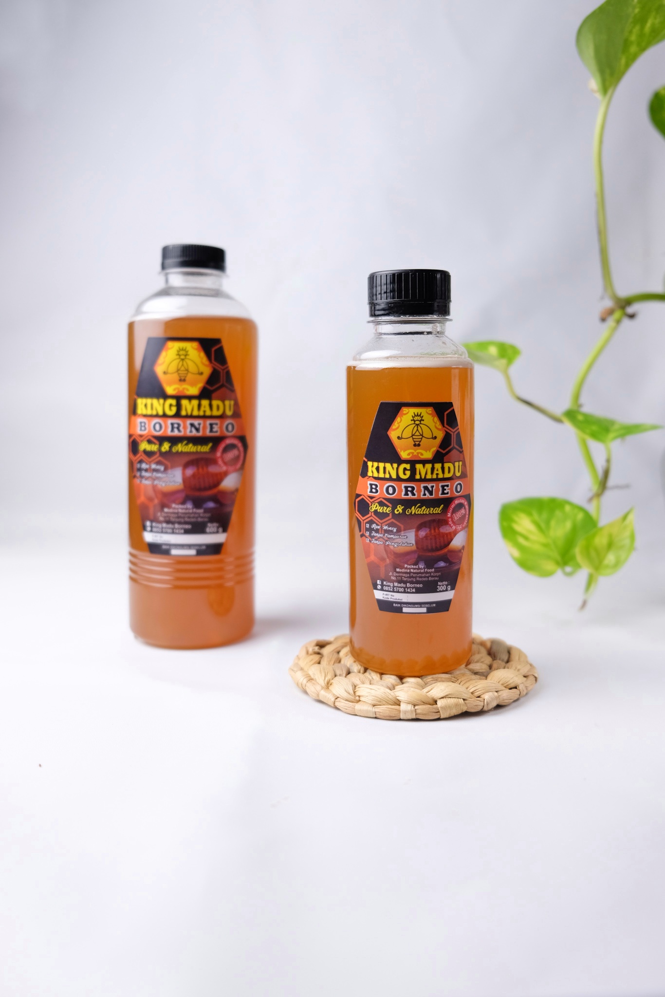 Madu Kuning hutan Kalimantan yellow honey regular King Madu Borneo Uk. 300gr