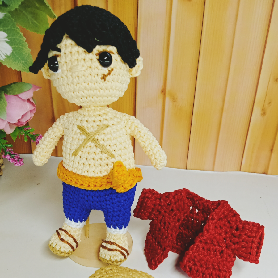 Amigurumi luffy one piece