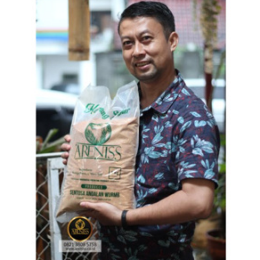 Gula Aren Kawung Semut / Serbuk Organik Asli ARENISS (Kemasan 5 Kg) Curah Industri Sehat Alami Wangi