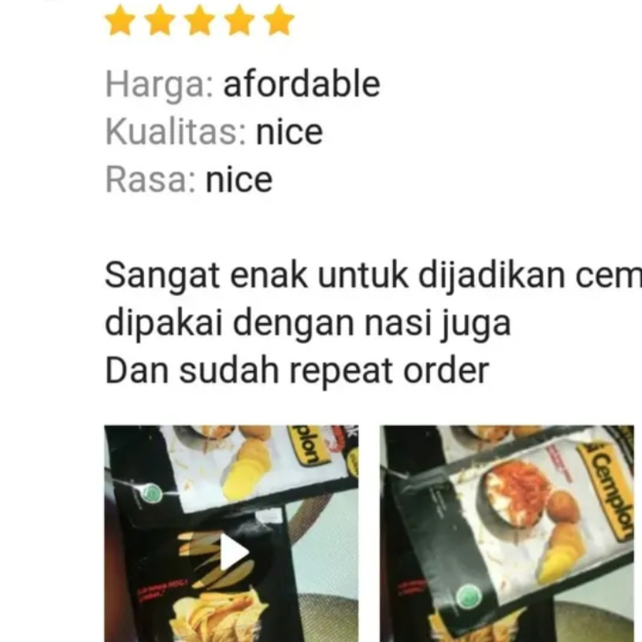 si Cemplon Keripik Kulit Kentang Non MSG 62g