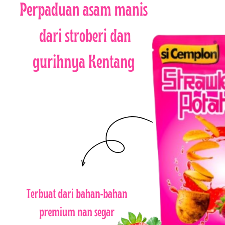 si Cemplon Strawberry Potatoes Non MSG 62g