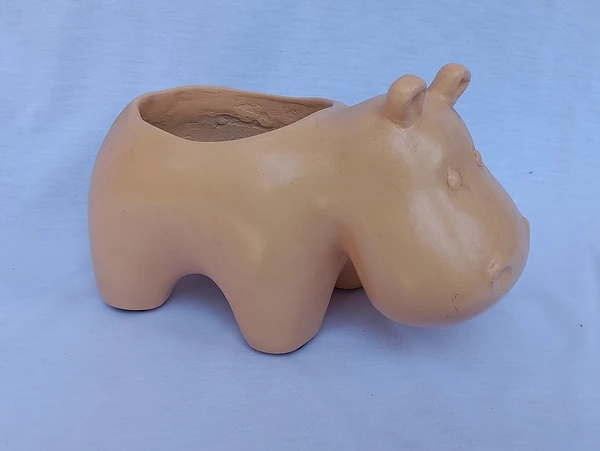 Hippo Vase