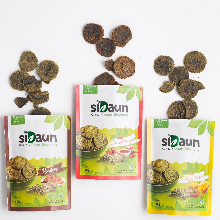 SiDaun Singkong Rasa Rumput Laut (40g)