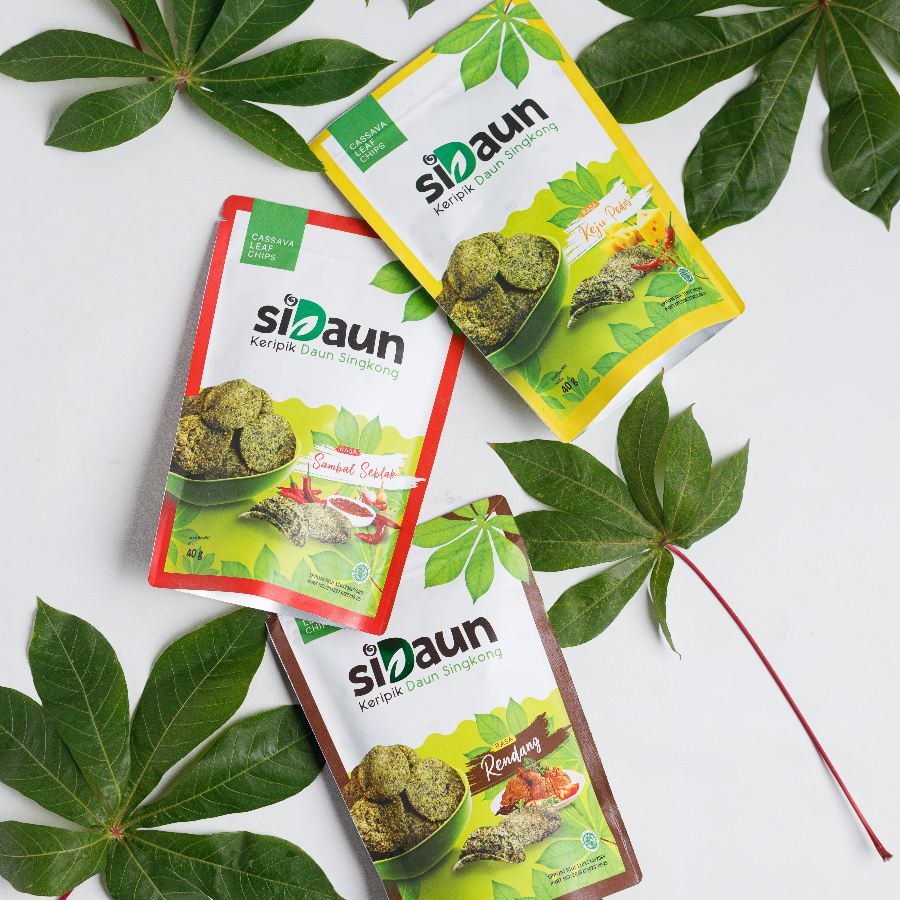 SiDaun Singkong Rasa Rumput Laut (40g)