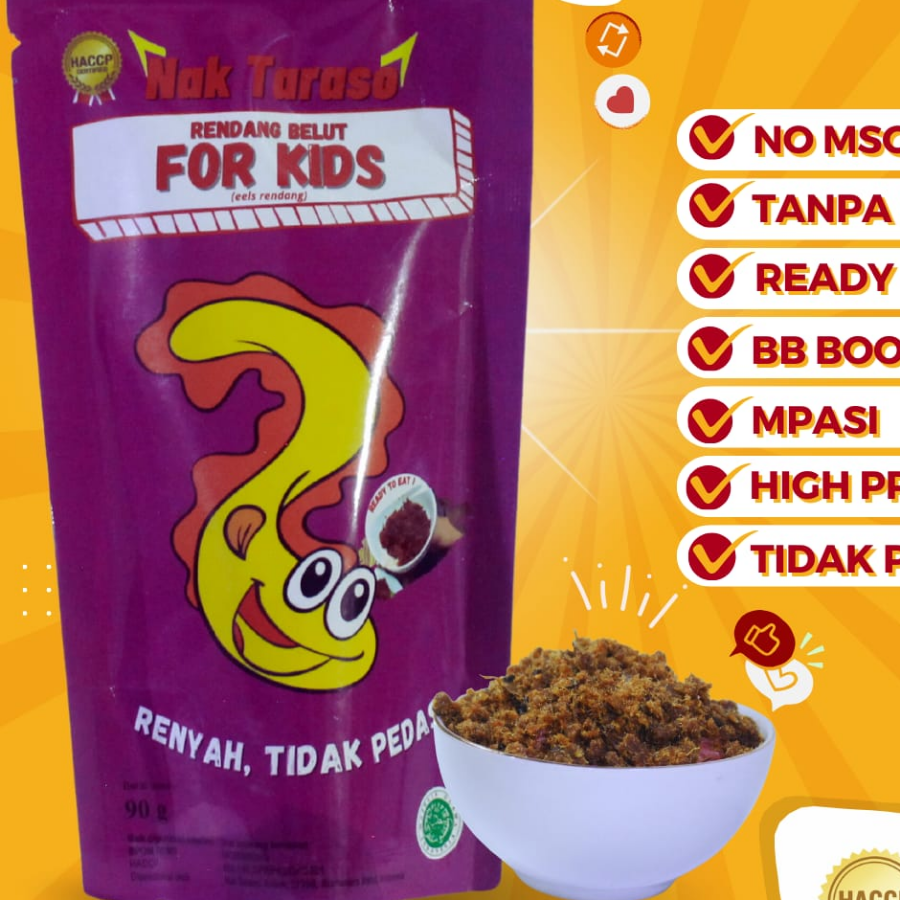 Rendang Belut For Kids Nak Taraso