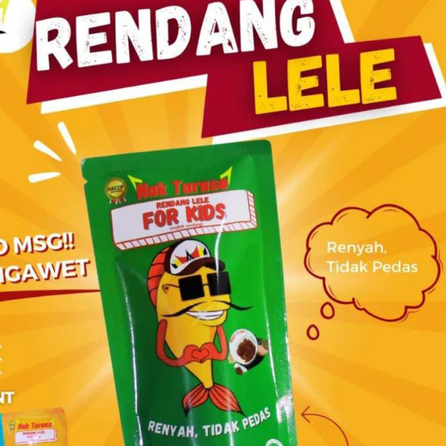 Rendang Lele For Kids Nak Taraso