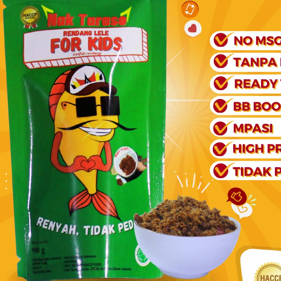 Rendang Lele For Kids Nak Taraso