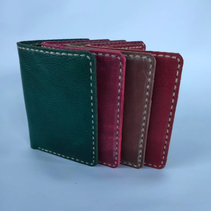 Dompet kotak jahit tangan