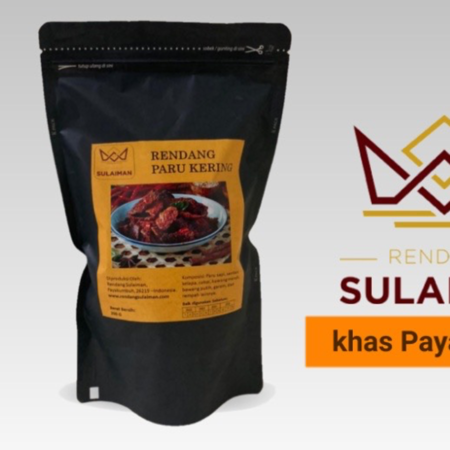 Rendang Paru Kering 200 gram