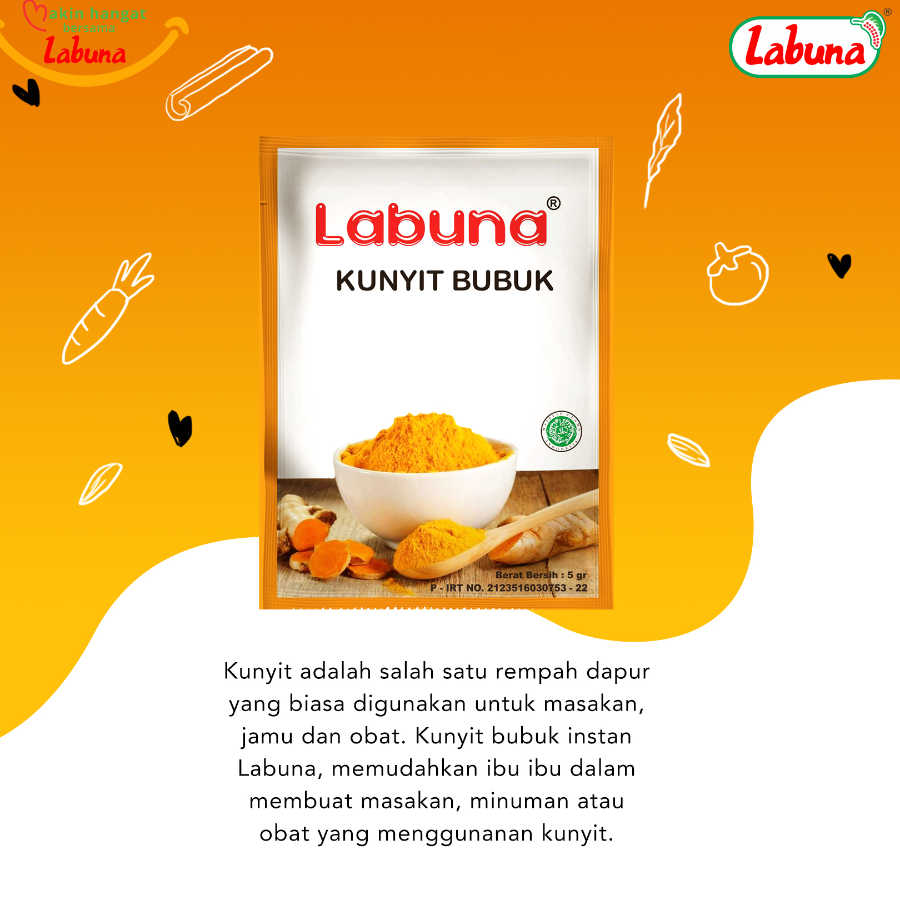 Rempah Bubuk Labuna (Lada, Ketumbar, Kunyit)