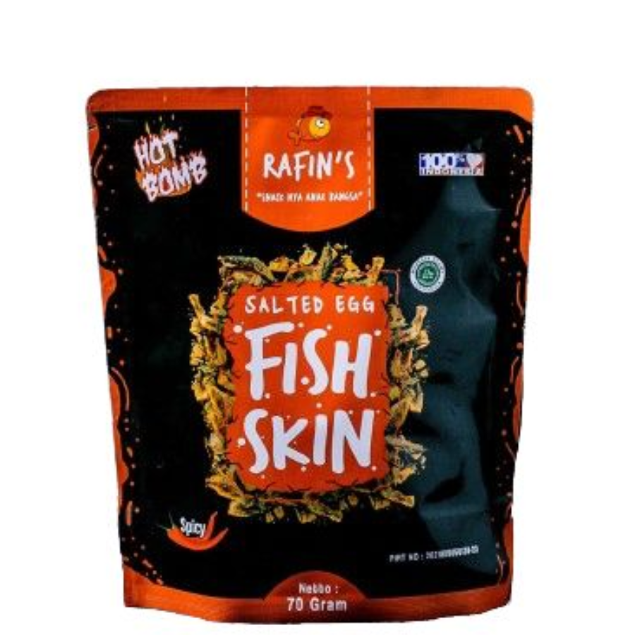 Rafins Fishskin Bundle isi 4 (2 Hot bomb+2 Salted egg))