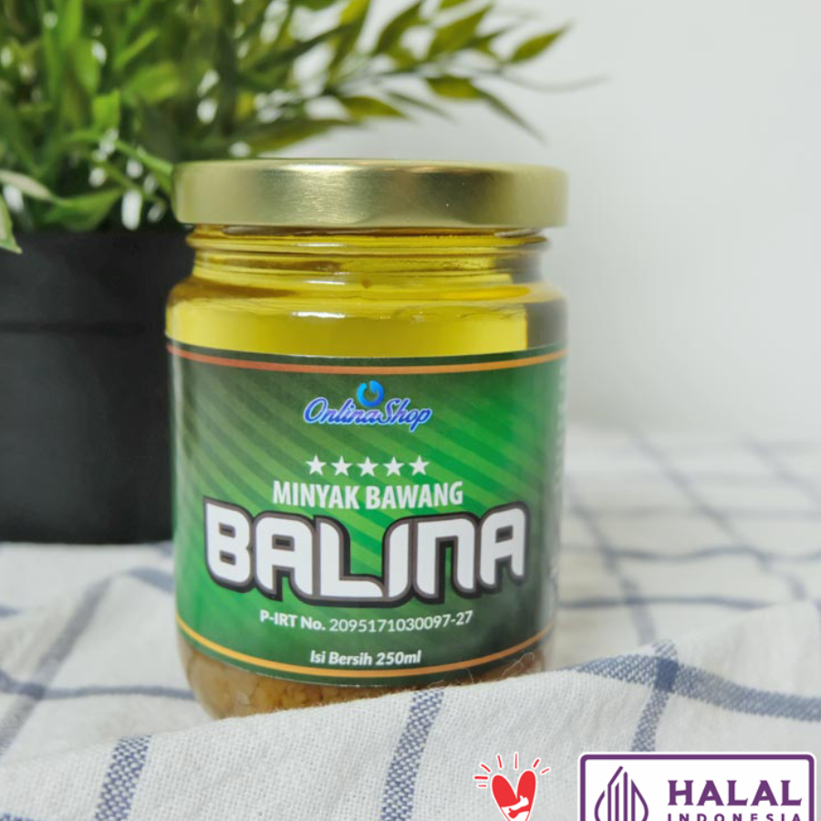 BALINA Minyak Bawang 250ml Halal Kemasan Stoples Kaca