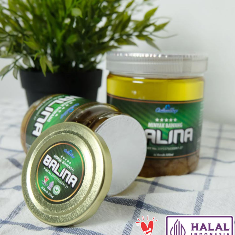 BALINA Minyak Bawang 250ml Halal Kemasan Stoples Kaca