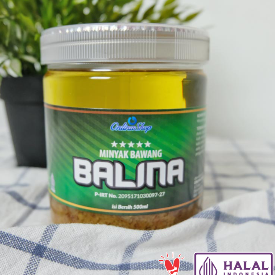 BALINA Minyak Bawang 500ml Halal Kemasan Stoples Plastik