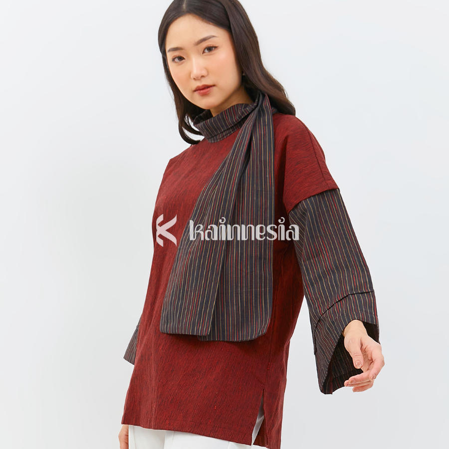 KAINNESIA Blouse Tenun Wanita Svara Series