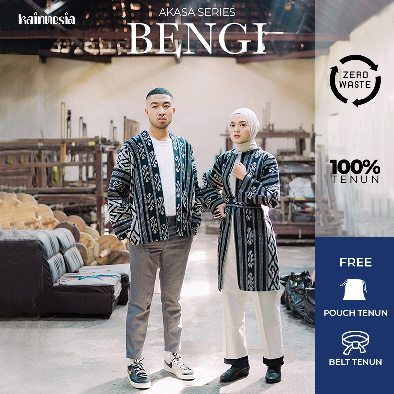 KAINNESIA Outer Tenun Pria Wanita Akasa Kasmaran Series Sejoli Bundle Couple