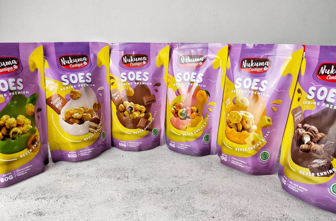 Nukuma Soes Kering Premium Kemasan Trendy 70 gram