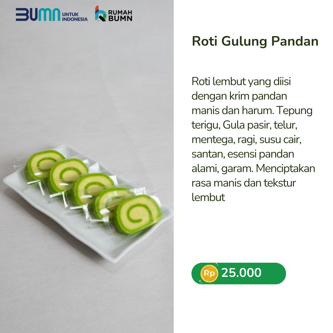 Roti Gulung Pandan