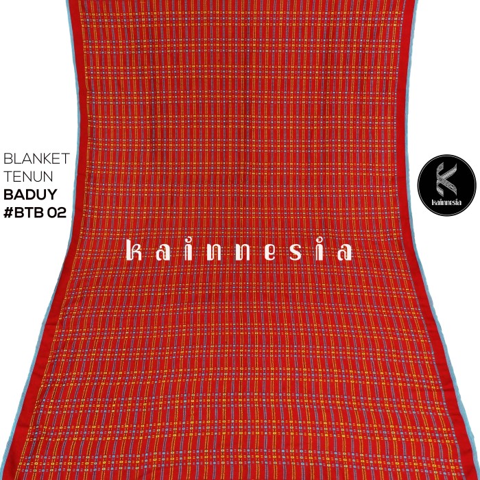 KAINNESIA Kain Tenun Ikat Blanket Motif Baduy