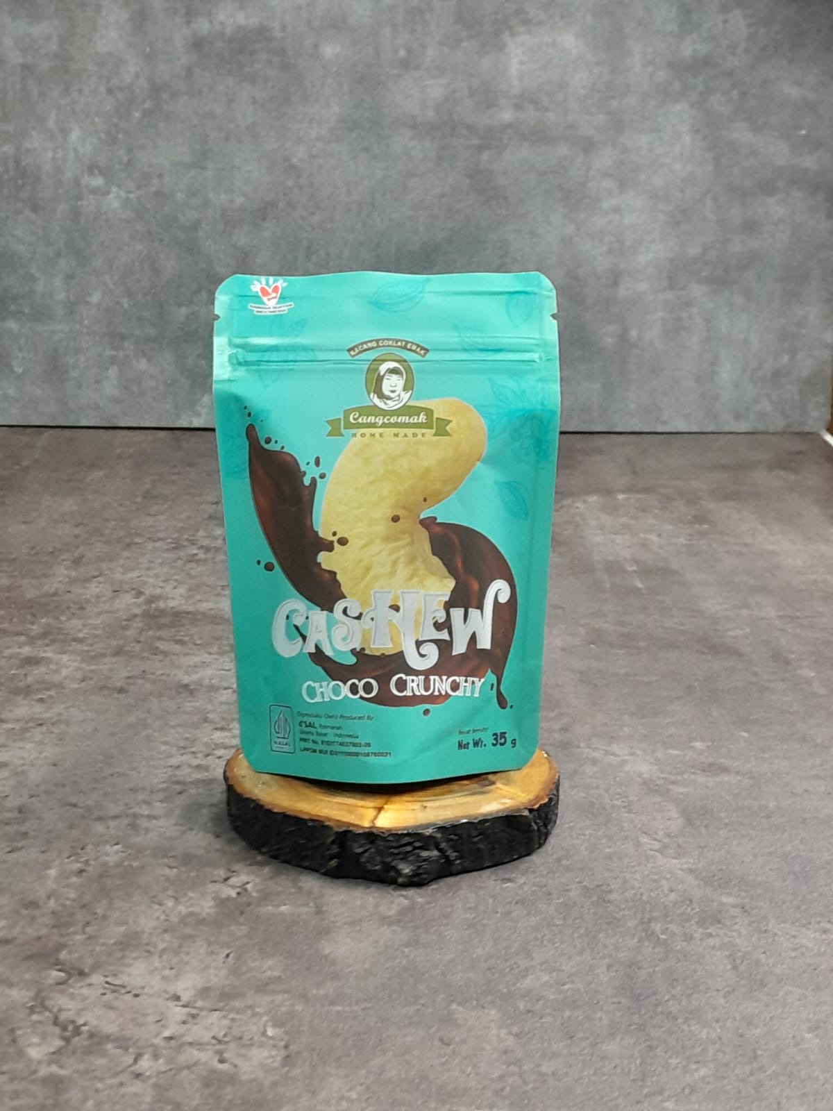 Snack Kacang Mede Coklat Panggang Cangcomak  Kacang Mete Roasted