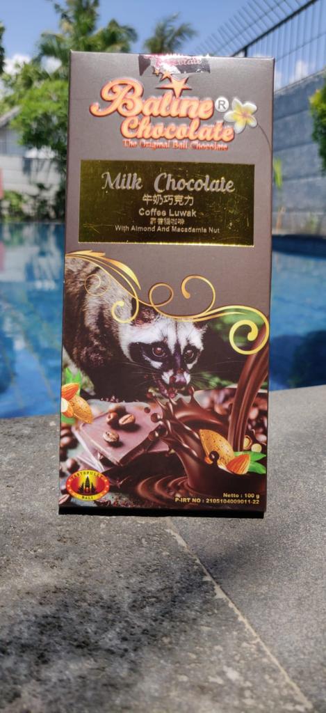 Milk Chocolate Luwak Coffe 100 gr