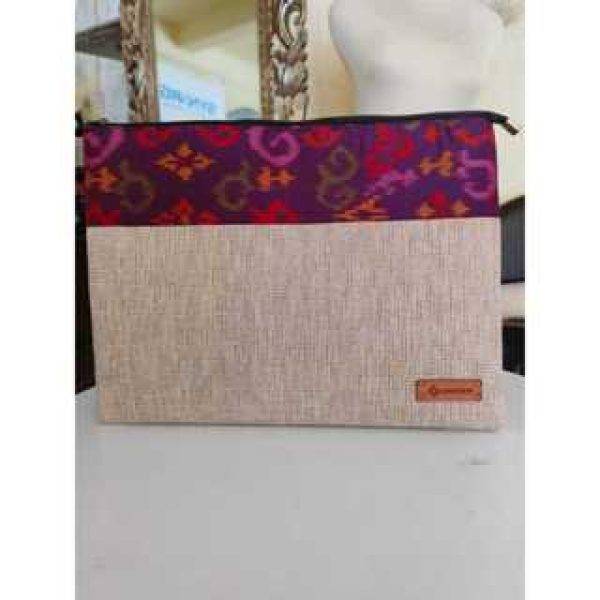 UWAISGEN Tas Laptop Mirah Bag 15 inchi Goni Endek Etnik Bali Handmade