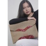 UWAISGEN Tas Laptop Anvlope 14 inchi Goni Endek Etnik Bali Handmade