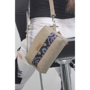 UWAISGEN Zidni Pouch Selempang Goni Endek Etnik Bali Handmade