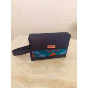 UWAISGEN Zidni Pouch Kanvas Endek Etnik Bali Handmade