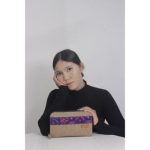 UWAISGEN Dompet Kipas Kenia Goni Endek Etnik Bali Handmade