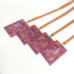 UWAISGEN Nametag/Lanyard 2 sisi Endek Etnik Bali Handmade