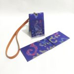 UWAISGEN Nametag/Lanyard 2 sisi Endek Etnik Bali Handmade