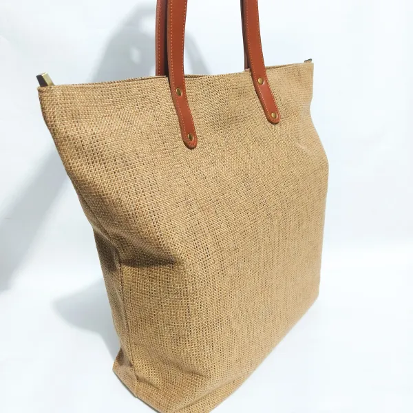 UWAISGEN Totebag Goni Endek Etnik Bali Hadmade Estu Bag