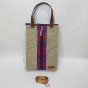 UWAISGEN Tas Punggung Fathur Bag Tenun Endek Etnik Bali Handmade