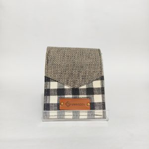 UWAISGEN Dompet Saku Pria Goni Kain Poleng Etnk Bali Handmade