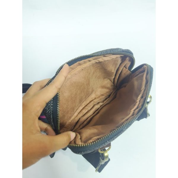 UWAISGEN Tas Selempang Wanita Goni Endek Etnik Bali Handmade Viktoria Slingbag