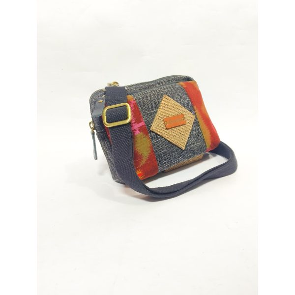 UWAISGEN Tas Selempang Wanita Goni Endek Etnik Bali Handmade Viktoria Slingbag
