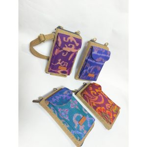UWAISGEN Tas Selempang Goni Endek Etnik Bali Handmade Eva Slingbag