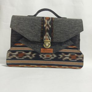UWAISGEN Tas Laptop Goni Blanket Etnik Bali Handmade Faiz Bag 14/15 inchi