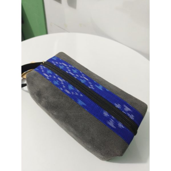 UWAISGEN Zidni Pouch Suede Endek Etnik Bali Handmade