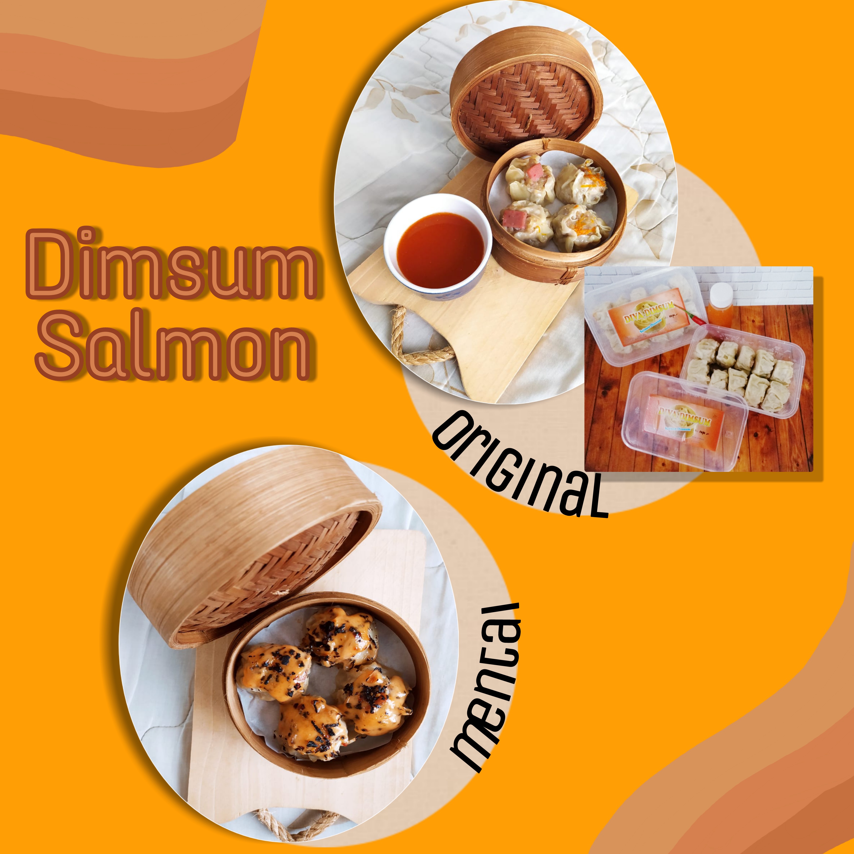 Dimsum Salmon Saus Cabe